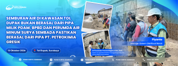 pipa bocor petrokimia