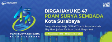 Hari Jadi Ke-47 PDAM Surya Sembada Kota Surabaya