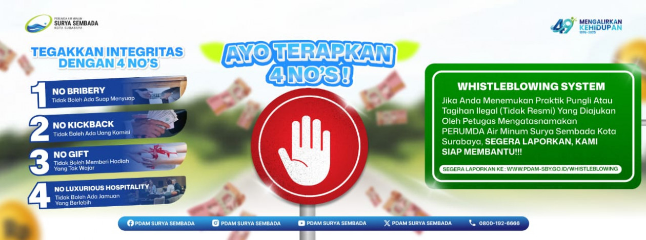 Prinsip “4 NO’s”