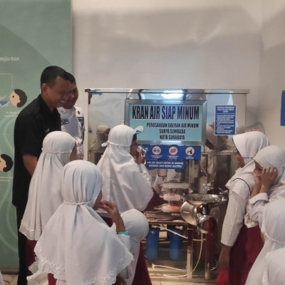 Kunjungan SD Muhammadiyah 3 ikrom ke Rumah Air