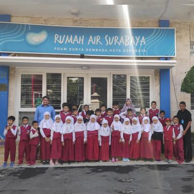 Kunjungan SD Muhammadiyah 3 ikrom ke Rumah Air