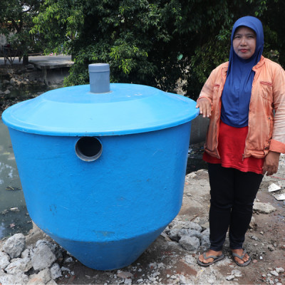 Bantuan Jamban Sehat Tanah Kalikedinding