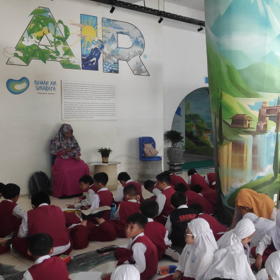 Kunjungan SD Muhammadiyah 3 ikrom ke Rumah Air